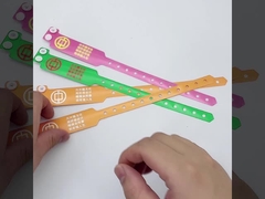 Benutzerdefinierte Vinyl-Event-Armbänder mit Wärmeübertragungsdruckoptionen