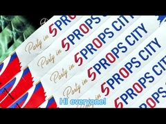 Snap Schließung Wasserdichte und langlebige Tyvek Armbänder für Veranstaltungen und Festivals Logo angepasst