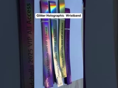 Personalisierte Glitzernde Holografische Papier-Armbänder