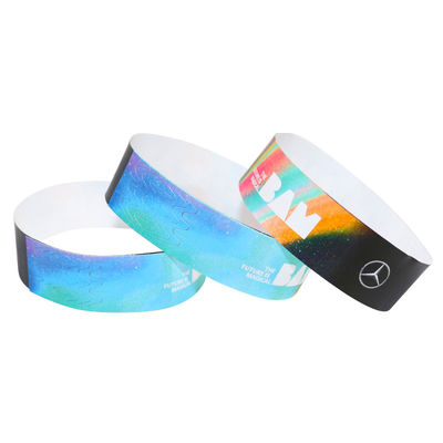 Wärmebeständiges Papier Veranstaltung Armbänder mit Tyvek-Material