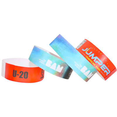 Anpassbare Tyvek Sicherheits Armbänder, Dupont Festival Papier Armbänder