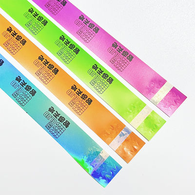 Festival Glitter Party Armbänder Verstellbares Druck Armband Mit Logo