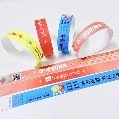 Papier-Event-Armbänder, die in Neonfarben gedruckt werden können