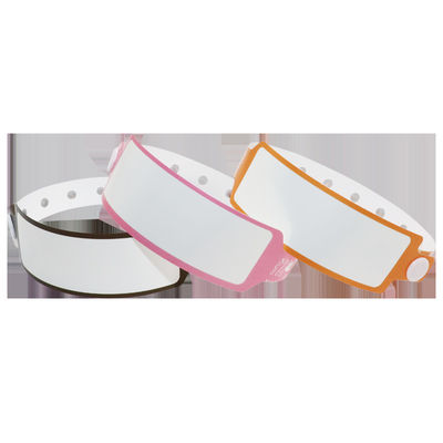 L-Form elastisch und komfortabel tragen Papier Armbänder für Veranstaltungen Partys Schwimmbäder Konzerte Krankenhäuser