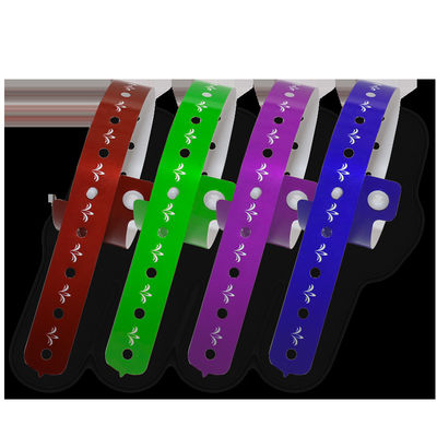 Custom Vinyl PVC Armbänder Hohe Haltbarkeit Personalisierte Armbänder