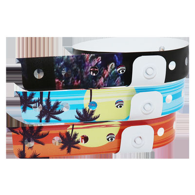 PVC-Vinyl-ID-Armbänder Custom Logo Seidenbildschirmdruck Dauerfarben