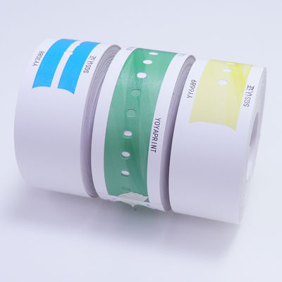 Tyvek Krankenhaus ID Armbänder, medizinischer Barcode UPC Patientenhandschrift