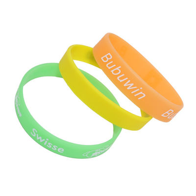 Einfache Silikon-Armbänder, Wasserdichte Armbänder