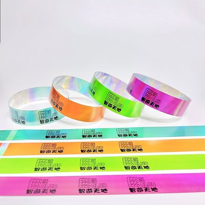 Fabrikmaßgeschneiderte Papier-Armband glänzender Glitter Laser-Armband modisch und auffällig