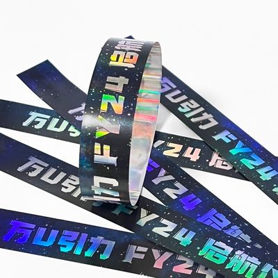 Fabrik schnelle Lieferung Anpassung Tyvek Armbänder Laser glänzende Party Aktivität Armband für Erwachsene und Kind