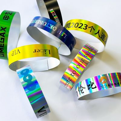 Passiertes Event Armband Glanz Laser Glitter Party Aktivität Armband Für Erwachsene Kinder