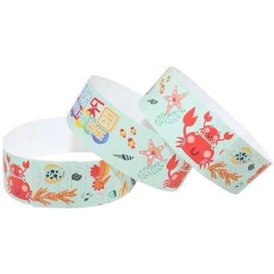 Billige Tyvek Veranstaltung Armbänder Custom Design Veranstaltung Party VIP Identifikation Eintrittspapier Veranstaltung Armband