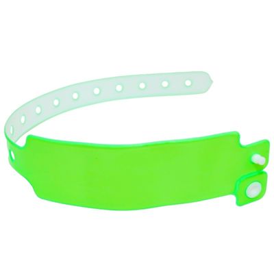 Hersteller Einweg-Kustom-Armband Kunststoff-Vinyl-PVC-Neon-Fluoreszenzfarbe Wasserdicht Veranstaltung Party Geschenk-Armband