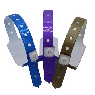 Fabrik Einweg-Kustom-Logo-Armband Neon-Multi-Color-Plastik-Vinyl-PVC-Wasserdicht-Veranstaltung Party Geschenk-Armband