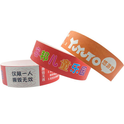 Einstellbares Tyvek Dupont-Armband Aktivität Barcode Veranstaltungen Papier Veranstaltung Aufnahme Armband