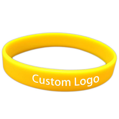 Personalisierte Massivsilikon-Armbänder für Werbung Personalisiertes Silikon-Armband zur Förderung von Geschäftsveranstaltungen Armband