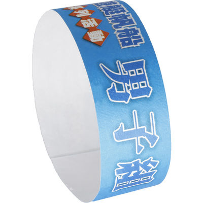 Fabrik Schweißbeständig Tyvek Dupont Veranstaltung Armbänder Barcode Veranstaltungen Vielfalt der Farben Papier Veranstaltung Armband