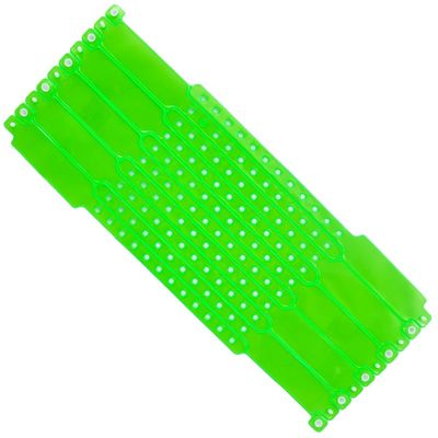 Hersteller Anpassungsfähiger einfacher Farb Armband Wasserdichtes Kunststoff Vinyl Veranstaltung Armbänder mit Logo Barcode
