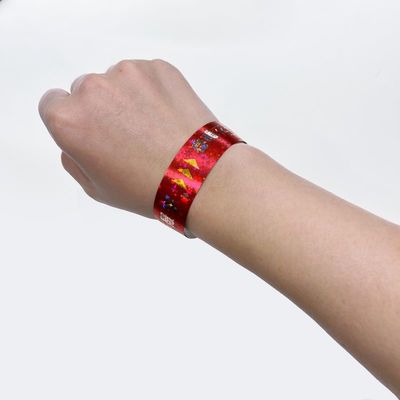 Verstellbares Laser-Papier-Armband für Partys/Veranstaltungen/Festivals/Konzerte