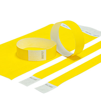 Tyvek Veranstaltung Armbänder mit Barcode Nummer Wasserdicht Partei Identifizierung Eintrittspapier Armband