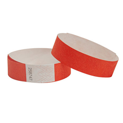 Tyvek-Event-Armbänder mit Barcode, wasserdicht für Poolpartys, Eintrittspapierband