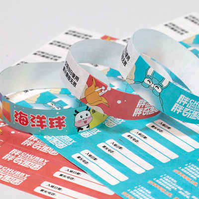 Papier-Armband mit Barcode, Nummern, wasserdicht, Pool-Veranstaltung, Eintritts-Identifizierung