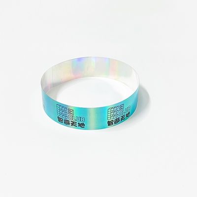 Einwegverstellbares Neon-Regenbogen-Laser-Glitter-Armband für Unisex-Veranstaltungen Konzerte Musikfestival-Armband