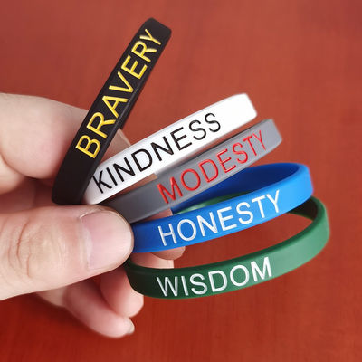 Silikon-Armbänder für Werbung und Geschenke