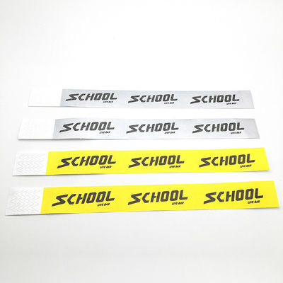Vollfarbige Druckverstellbare Tyvek-Armbänder für Veranstaltungen und Partys im Luxus-Stil