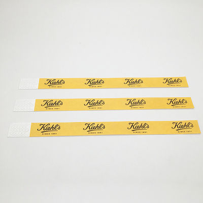Benutzerdefiniertes Logo Sequentielle Nummerierung Tyvek Armbänder Pool wasserdicht Vollfarbdruck Tyvek Armband Armband