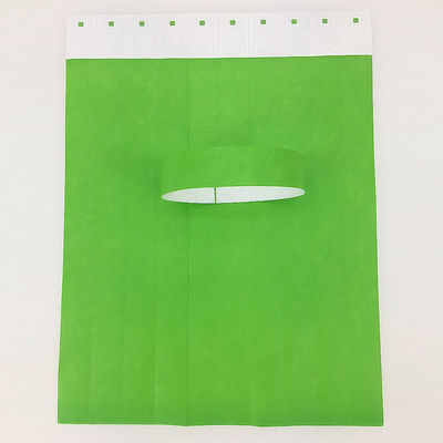 Benutzerdefinierte Barcoding Nummerierung Tyvek Papier Armband für Wasserdichte Pool Party Eintritt Eintritt