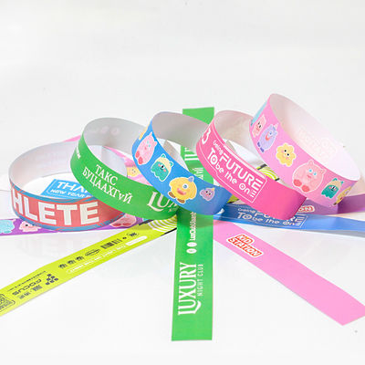 Logo-Druck Tyvek Festival Armband VIP Eintritt Papierband Armband