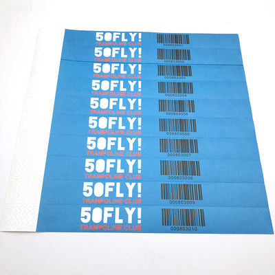 Sichere und stilvolle Vollfarbdruck Tyvek Papier Armbänder für Veranstaltungsmanagement