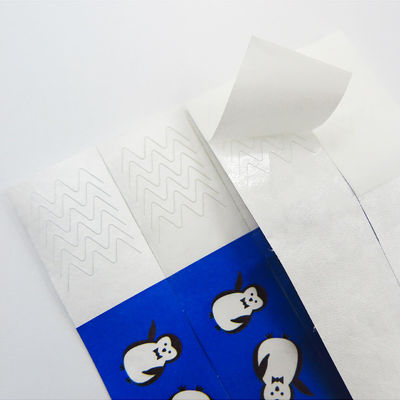Einstellbare Tyvek-Papier-Armbänder für Veranstaltungen mit individueller Wärmebeständigkeit