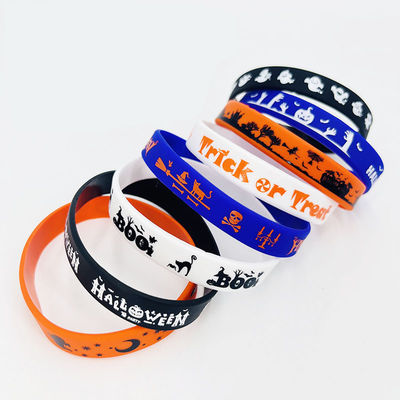 American Style Silikon Armbänder für Werbung Werbeveranstaltung Geschäftsveranstaltung Halloween Geschenk Festival Armband