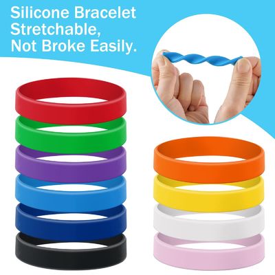 Silikon-Armbänder für Geschäftsveranstaltungen Länge 20-25 cm
