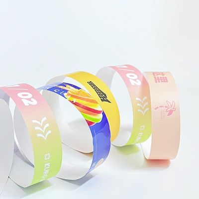 Nummerierte Veranstaltung Tyvek Papier Armbänder Langlebig Wasserdicht Für Veranstaltung Party Meeting Einfach und Zugangskontrolle