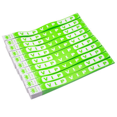 2025 Veranstaltung Verstellbar wasserdicht Trennungsbeständig Einweg-Ticket Armband für VIP-Gäste