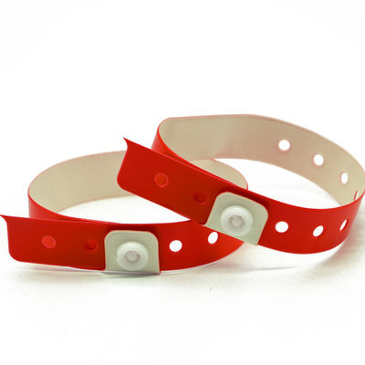 Wasserdichtes Vinyl-PVC-Armband für einmalige Veranstaltungen