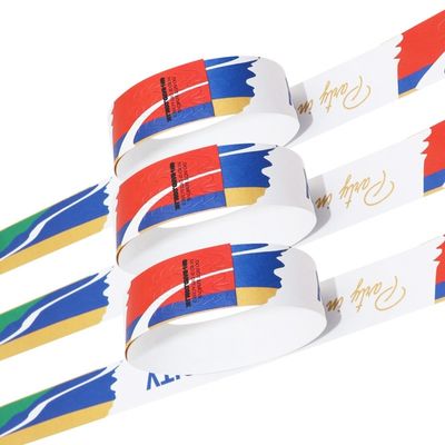 Individuelle Veranstaltungen Papier Armbänder Einweg-Armband ID-Armband