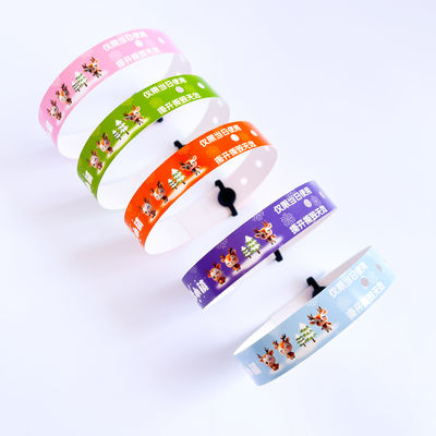 Wasserdichtes, eigenes Farblogo, Kunststoff-Armband für Veranstaltungen