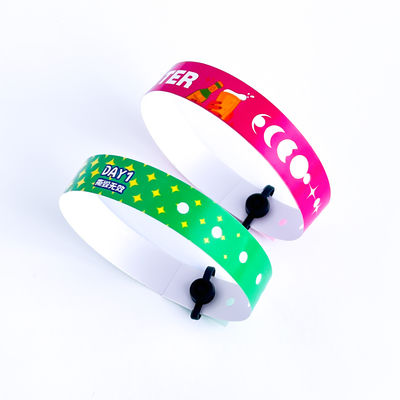 Wasserdichtes Full-Colour Logo PVC-Armband für Veranstaltungen mit kundenspezifischem Service