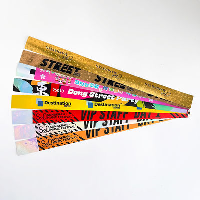 Personalisierte Kunststoff-Armbänder Holographisches Design für Party-Veranstaltung und Konzert