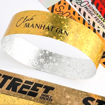 Goldener Stern Glitzer Holographisches Armband für Ihre Party