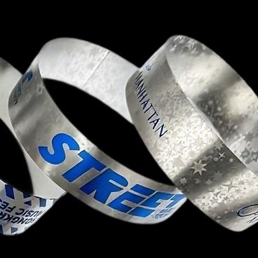 Silver Shiny Fashionable Flash Wrist Strap for Party and Events Occasion Fashionable Design